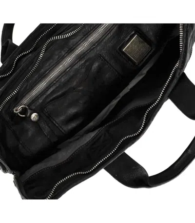 Campomaggi Black Briefcase In Pink