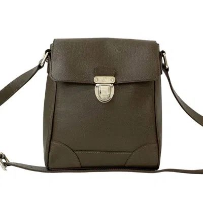 Pre-owned Louis Vuitton Brown Leather Pochette Shoulder Bag ()