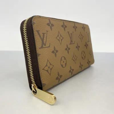 Pre-owned Louis Vuitton Brown Long Wallet (bi-fold) ()