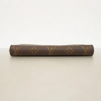 Pre-owned Louis Vuitton Brown Long Wallet (bi-fold) ()