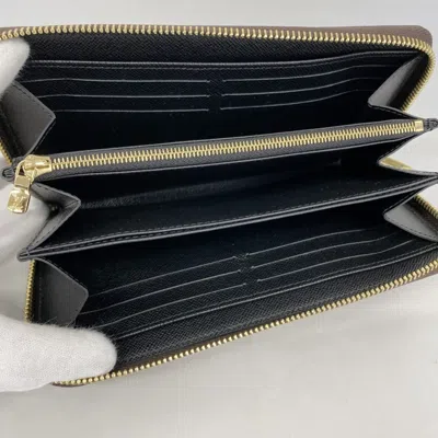 Pre-owned Louis Vuitton Brown Long Wallet (bi-fold) ()