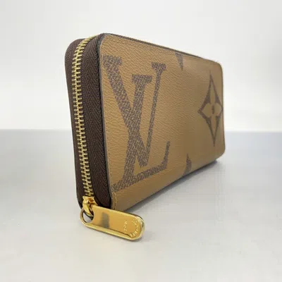 Pre-owned Louis Vuitton Brown Long Wallet (bi-fold) ()