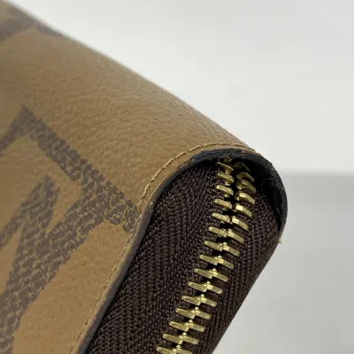 Pre-owned Louis Vuitton Brown Long Wallet (bi-fold) ()