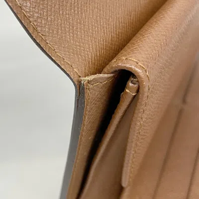 Pre-owned Louis Vuitton Brown Long Wallet (tri-fold) ()
