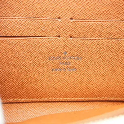 Pre-owned Louis Vuitton Brown Long Wallet (bi-fold) ()
