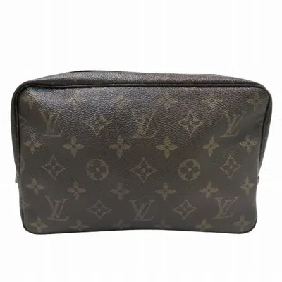 Pre-owned Louis Vuitton Brown Monogram Clutch Bag ()