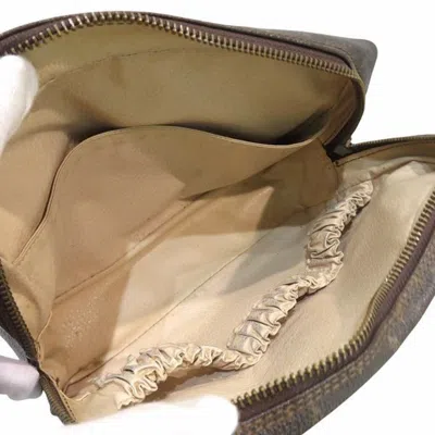 Pre-owned Louis Vuitton Brown Monogram Clutch Bag ()