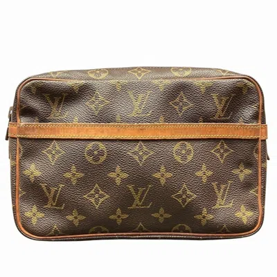 Pre-owned Louis Vuitton Brown Monogram Monogram Clutch Bag ()
