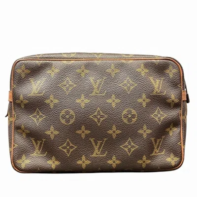 Pre-owned Louis Vuitton Brown Monogram Monogram Clutch Bag ()