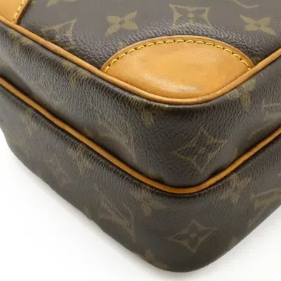 Pre-owned Louis Vuitton Brown Monogram Pochette Shoulder Bag ()