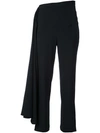 Brandon Maxwell Cropped Trousers In Black