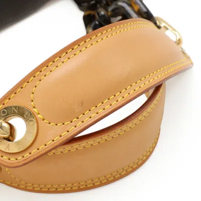 Pre-owned Louis Vuitton Brown Vinyl Leather Tote Bag ()
