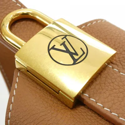 Pre-owned Louis Vuitton Cognac Leather Shoulder Bag () In Brown