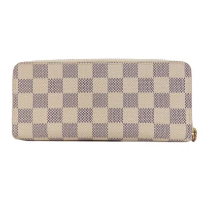 Pre-owned Louis Vuitton Damier Azur Rose Ballerine Damier Canvas Long Wallet (bi-fold) ()