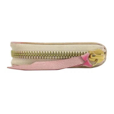 Pre-owned Louis Vuitton Damier Azur Rose Ballerine Damier Canvas Long Wallet (bi-fold) ()