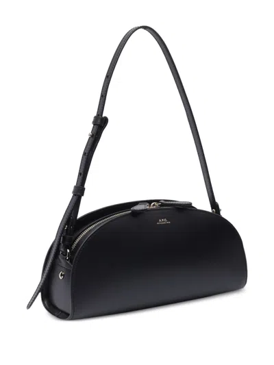 Apc A.p.c. 'demi-lune' Shoulder Bag In Black