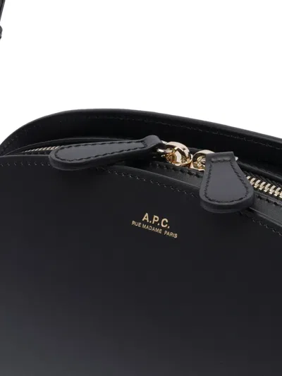 Apc A.p.c. 'demi-lune' Shoulder Bag In Black