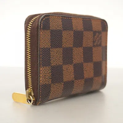 Pre-owned Louis Vuitton Ebene Coin Purse/coin Case () In Brown