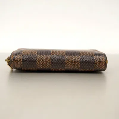 Pre-owned Louis Vuitton Ebene Coin Purse/coin Case () In Brown