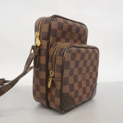 Pre-owned Louis Vuitton Ebene Shoulder Bag () In Brown