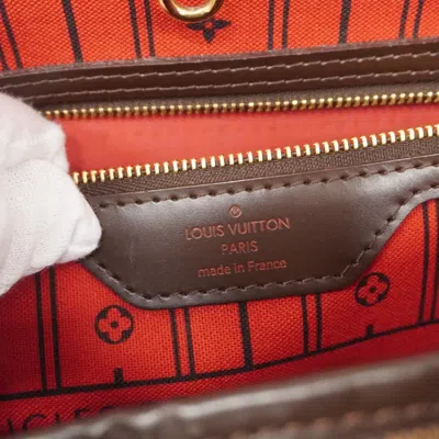 Pre-owned Louis Vuitton Ebene Tote Bag () In Brown