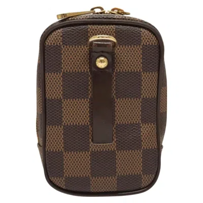 Pre-owned Louis Vuitton Etui Okapi Brown Canvas Clutch Bag ()