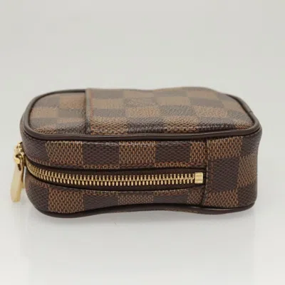 Pre-owned Louis Vuitton Etui Okapi Brown Canvas Clutch Bag ()