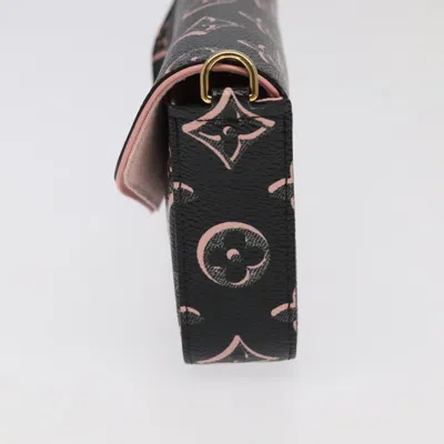 Pre-owned Louis Vuitton Felicie Black Canvas Clutch Bag ()