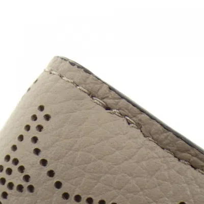 Pre-owned Louis Vuitton Galle Leather Wallet (bi-fold) () In Blue