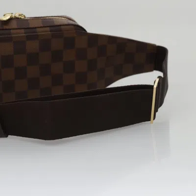 Pre-owned Louis Vuitton Geronimo Brown Canvas Clutch Bag ()