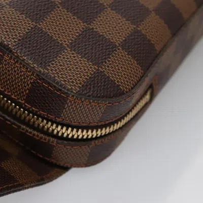 Pre-owned Louis Vuitton Geronimo Brown Canvas Clutch Bag ()