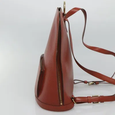 Pre-owned Louis Vuitton Gobelins Brown Leather Backpack Bag ()