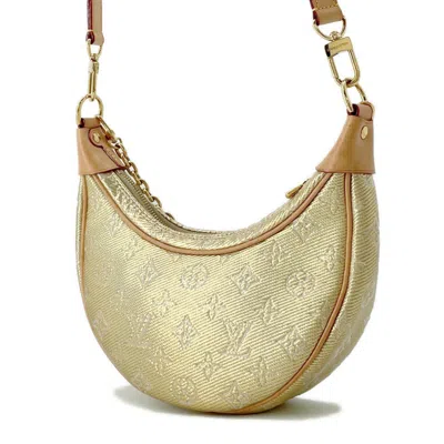 Pre-owned Louis Vuitton Gold Jacquard Shoulder Bag ()