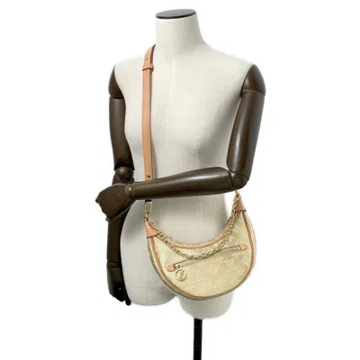 Pre-owned Louis Vuitton Gold Jacquard Shoulder Bag ()