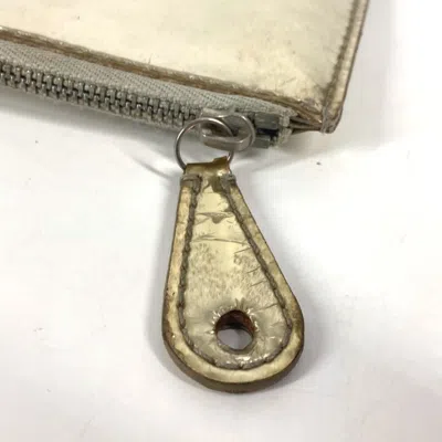 Pre-owned Louis Vuitton Gold Leather Clutch Bag Handbag ()