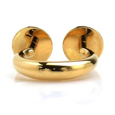 Pre-owned Louis Vuitton Gold Metal Band Ring ()