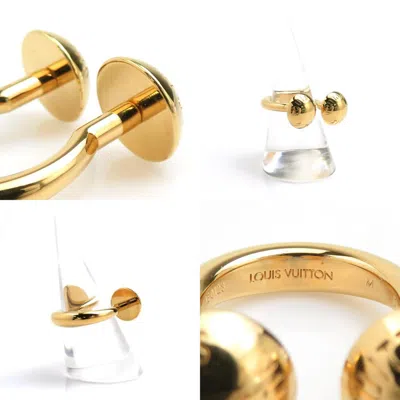 Pre-owned Louis Vuitton Gold Metal Band Ring ()