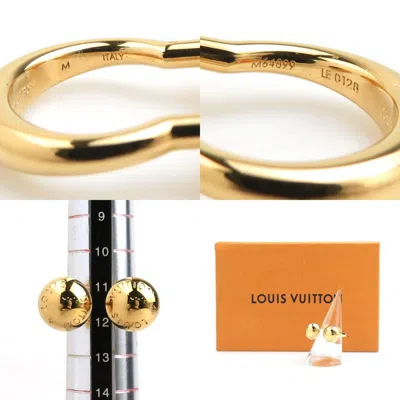 Pre-owned Louis Vuitton Gold Metal Band Ring ()