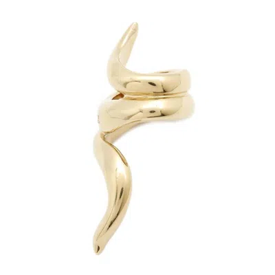 Pre-owned Louis Vuitton Gold Metal Band Ring ()