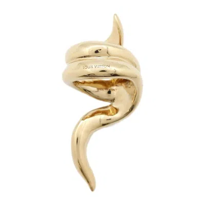Pre-owned Louis Vuitton Gold Metal Band Ring ()