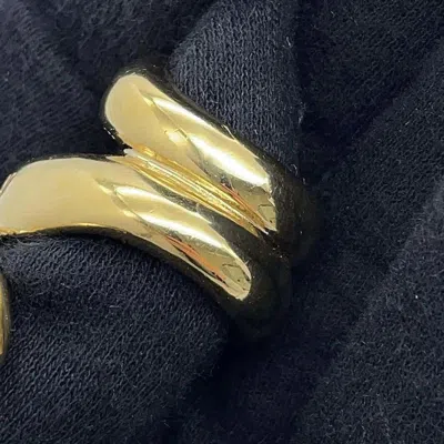 Pre-owned Louis Vuitton Gold Metal Band Ring ()