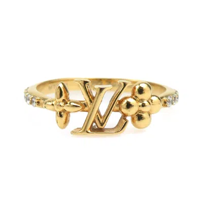 Pre-owned Louis Vuitton Gold Metal Band Ring ()
