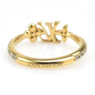 Pre-owned Louis Vuitton Gold Metal Band Ring ()