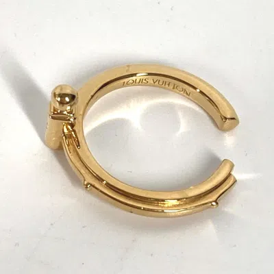 Pre-owned Louis Vuitton Gold Metal Band Ring ()
