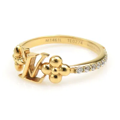 Pre-owned Louis Vuitton Gold Metal Band Ring ()