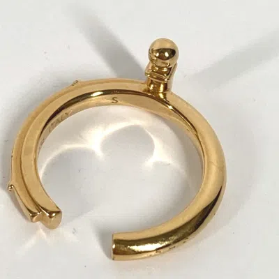 Pre-owned Louis Vuitton Gold Metal Band Ring ()