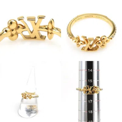 Pre-owned Louis Vuitton Gold Metal Band Ring ()