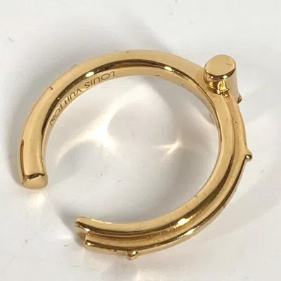 Pre-owned Louis Vuitton Gold Metal Band Ring ()