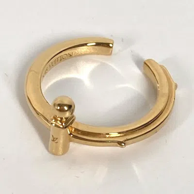 Pre-owned Louis Vuitton Gold Metal Band Ring ()