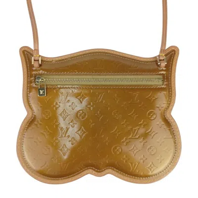 Pre-owned Louis Vuitton Gold Vernis Pochette Shoulder Bag ()